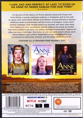 Anne With an 'E': Season 1-3 (Ania, nie Anna) [8DVD]