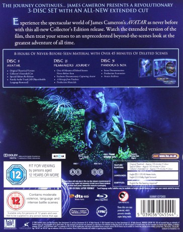 Avatar (Extended Collector's Edition) [3xBlu-Ray]