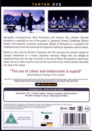 Ballad of Narayama (Ballada o Narayamie) [DVD]