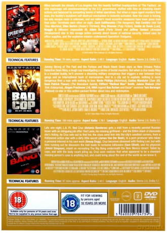 Big Bang / Bad Cop / Operation Endgame [BOX] [3DVD]