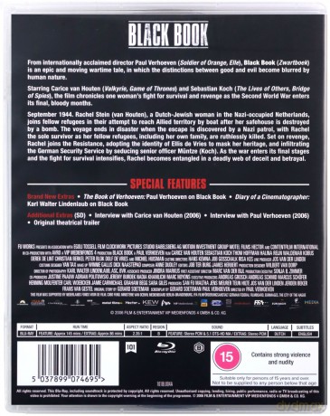 Black Book (Czarna księga) [Blu-Ray]