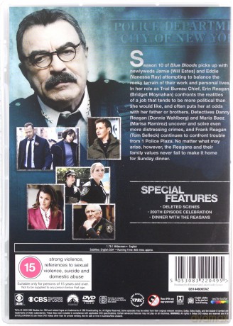 Blue Bloods Season 10 (Zaprzysiężeni) [DVD]