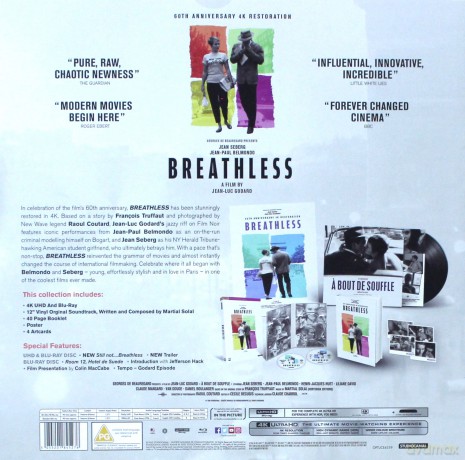 Breathless (Do utraty tchu) [Blu-Ray 4K]+[Blu-Ray]+[Winyl]