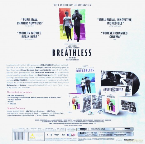 Breathless (Do utraty tchu) [Blu-Ray 4K]+[Blu-Ray]+[Winyl]