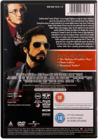 Carlito's Way (Życie Carlita) [DVD]