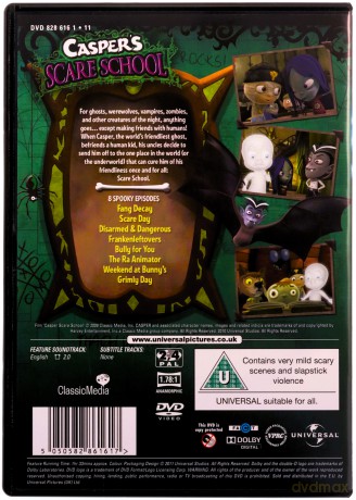 Casper Scare School - Scare Day (Kacper: Szkoła postrachu) [DVD]
