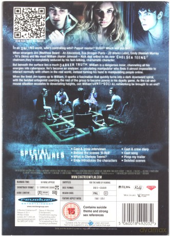 Chatroom (Pokój na czacie) [DVD]