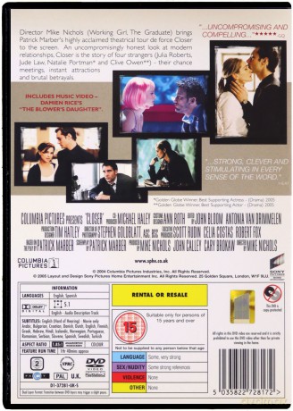 Closer (Bliżej) [DVD]