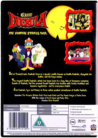 Count Duckula - The Vampire Strikes Back [DVD]