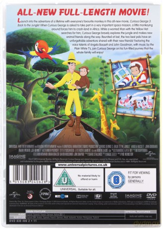 Curious George 3: Back to the Jungle (Ciekawski George 3: Powrót do dżungli) [DVD]