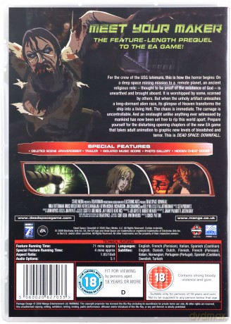 Dead Space Downfall (Martwa stacja: Upadek) [DVD]