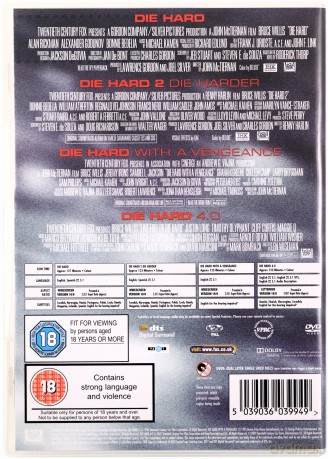 Szklana pułapka 1-4 [BOX] [4DVD]