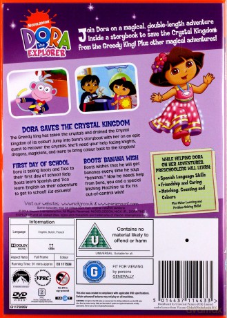 Dora The Explorer: Dora Saves The Crystal Kingdom (Dora poznaje świat) [DVD]