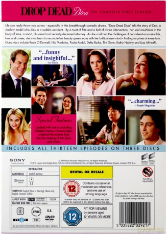 Drop Dead Diva: Season 1 (Jej szerokość Afrodyta) [3DVD]