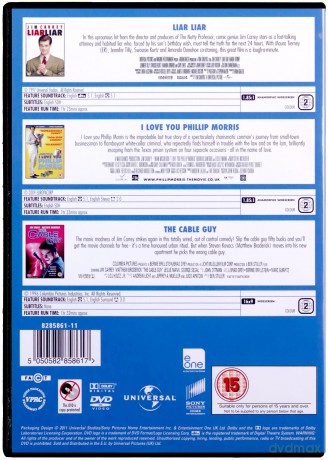 I Love You Phillip Morris / Liar Liar / The Cable Guy [BOX [3DVD]