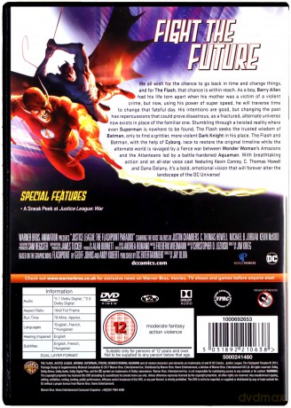Justice League: The Flashpoint Paradox (Liga Sprawiedliwych: Zaburzenie kontinuum) [DVD]