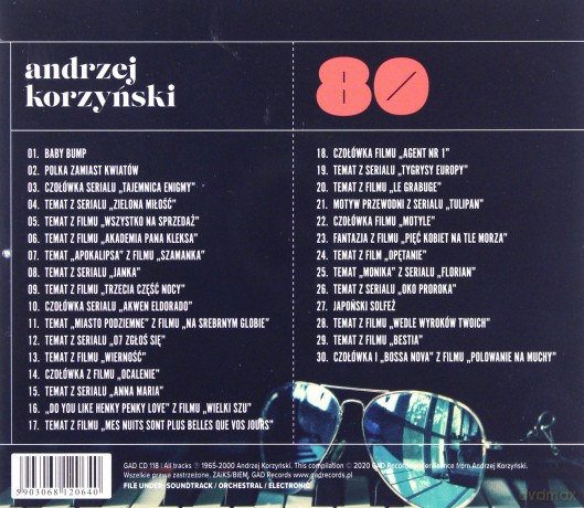 Andrzej Korzyński: 80 [CD]