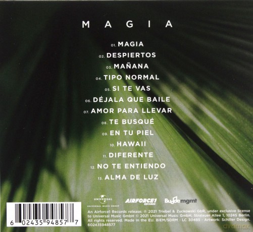 Alvaro Soler: Magia (digipack) [CD]