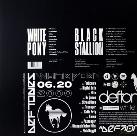 Deftones: White Pony (20th Anniversary Edition) [4xWinyl]