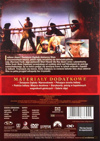 Indiana Jones i Świątynia Zagłady [DVD]