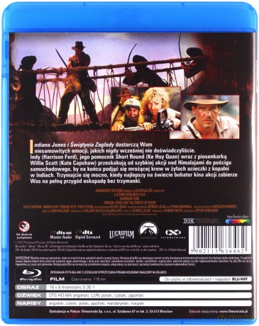 Indiana Jones i Świątynia Zagłady [Blu-Ray]
