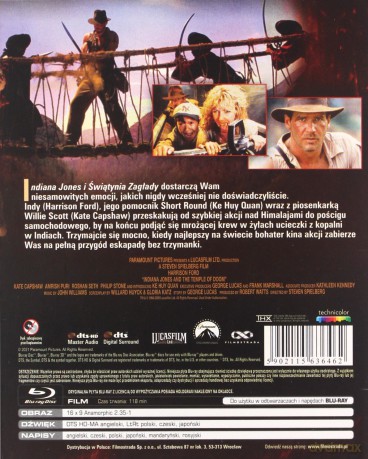 Indiana Jones i Świątynia Zagłady [Blu-Ray]