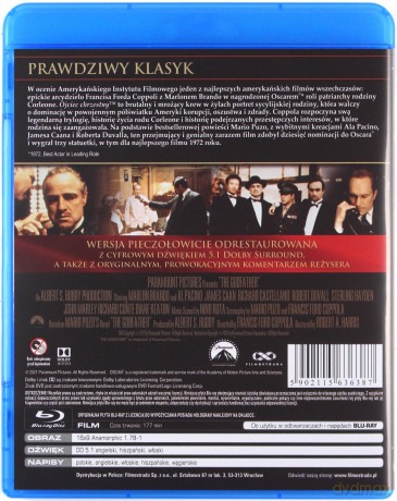 Ojciec chrzestny [Blu-Ray]
