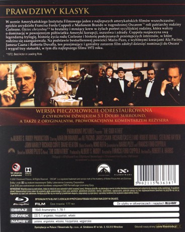 Ojciec chrzestny [Blu-Ray]