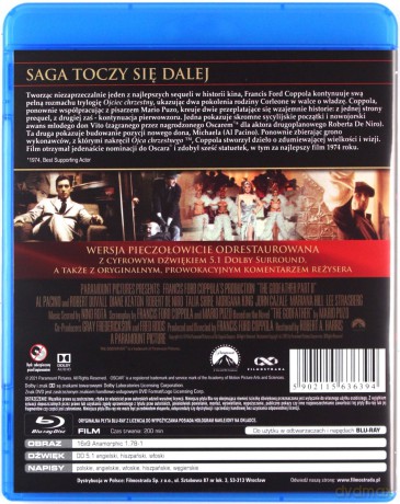 Ojciec Chrzestny II [Blu-Ray]
