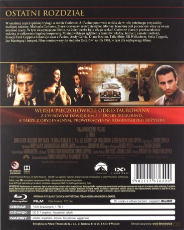 Ojciec chrzestny III [Blu-Ray]