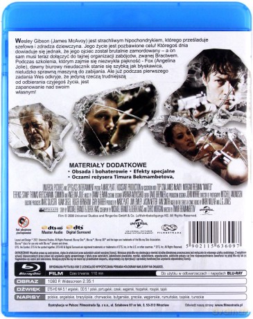 Wanted: Ścigani (Platinum Collection) [Blu-Ray]