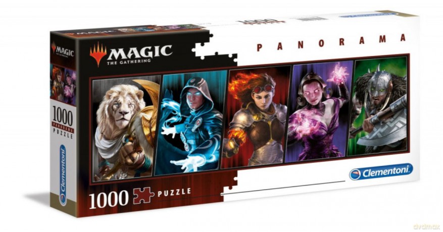 CLEMEMTONI 1000 elemetów Panorama Magic the Gathering Collection [PUZZLE]