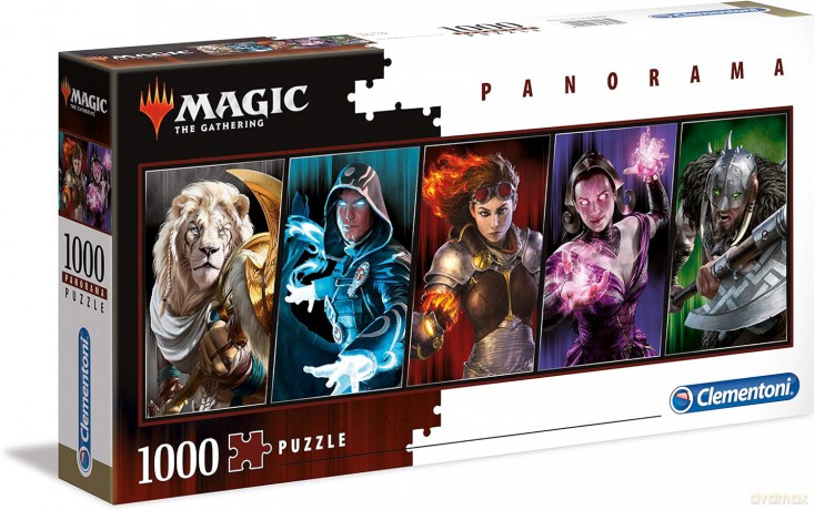 CLEMEMTONI 1000 elemetów Panorama Magic the Gathering Collection [PUZZLE]