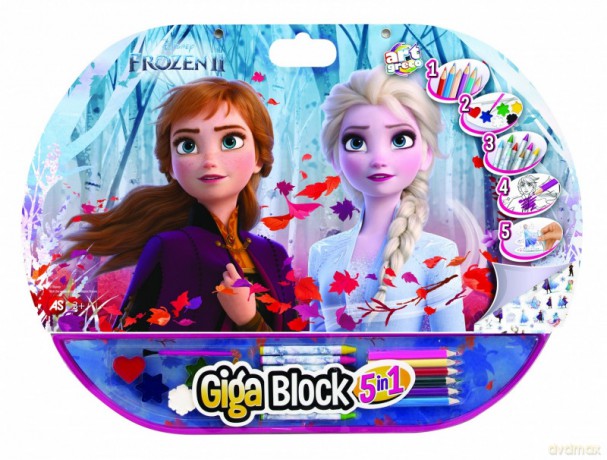 Giga Block Zestaw dla artysty 5 w 1 Kraina lodu 2