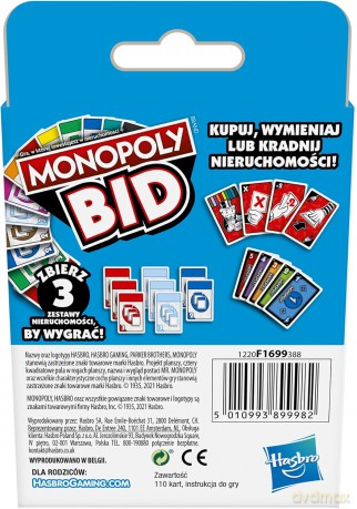 Gra planszowa Hasbro Gaming Monopoly Bid
