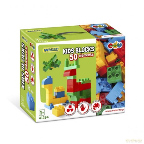 Kids Blocks Klocki 50 elementów [KLOCKI]