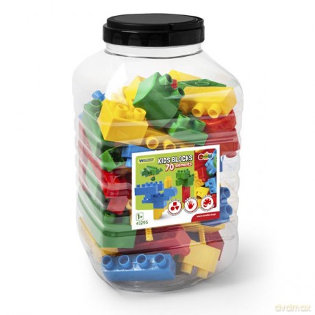 Kids Blocks Klocki w pojemniku 70 elementów [KLOCKI]
