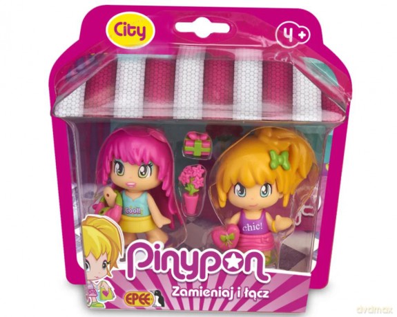Laleczki Pinypon City Na zakupach 2 pack