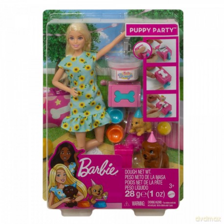 Lalka Barbie Przyjęcie dla szczeniaczka Zestaw