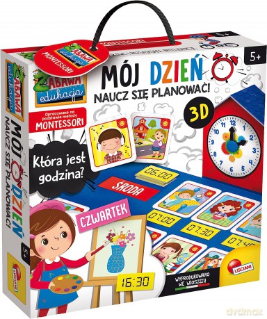 Montessori Gra Moj dzień - naucz się planować