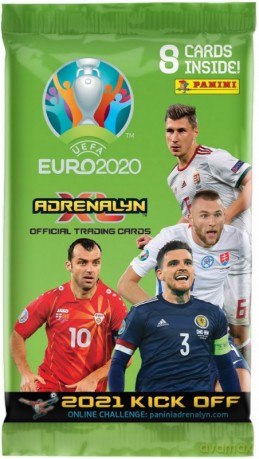 Saszetka z kartami displayEuro 2021 8 sztuk