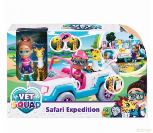 Super Vet Squad Laleczka Yara z samochodem terenowym