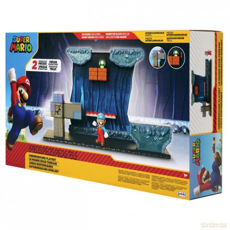 Super Mario Zestaw Underground z 6,5 cm figurką