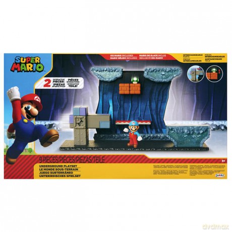 Super Mario Zestaw Underground z 6,5 cm figurką