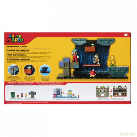 Super Mario Zestaw Underground z 6,5 cm figurką