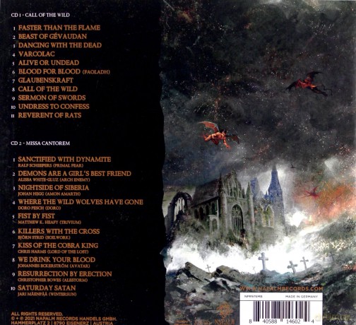Powerwolf: Call Of The Wild (Limited) (digibook) [2CD]