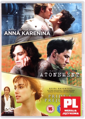 Anna Karenina / Atonement / Pride & Prejudice (Pokuta / Duma i uprzedzenie) [3DVD]