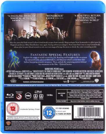 Fantastic Beasts The Crimes of Grindelwald (Fantastyczne zwierzęta: Zbrodnie Grindelwalda) [Blu-Ray 3D]+[Blu-Ray]+[GADŻET]