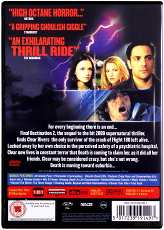Final Destination 2 (Oszukać przeznaczenie 2) [DVD]