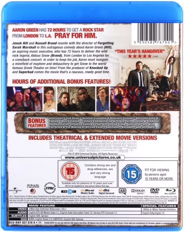 Get Him to The Greek (Extended Party Edition) (Idol z piekła rodem) [2xBlu-Ray]